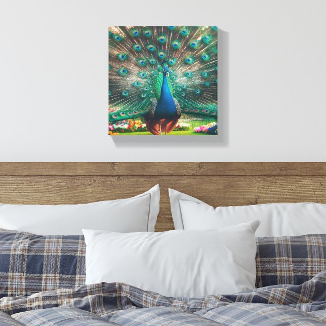 Canto de arte Peacock (Insitu(Dormitorio))