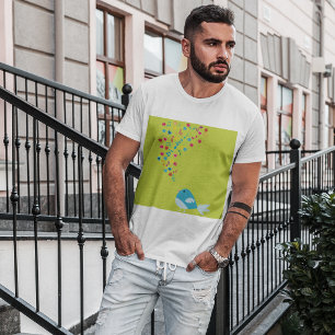 Canto de Bluebird es una camiseta de un chico