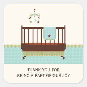 Canto de cuna con Pegatinas favoritos Aqua