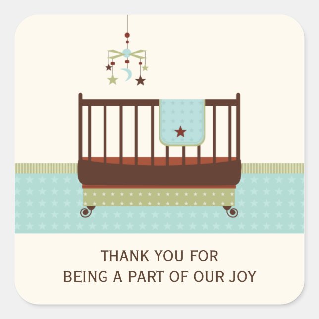 Canto de cuna con Pegatinas favoritos Aqua (Anverso)