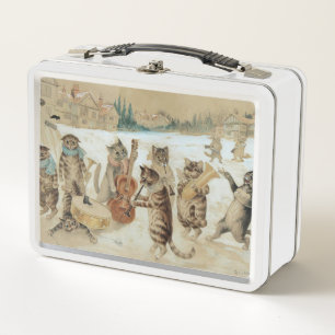 Canto de gatos Carol por Louis Wain