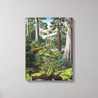 Canto de impresión de pintura paisajística canadie