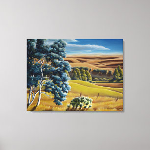 Canto de impresión de pintura paisajística canadie