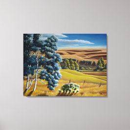 Canto de impresión de pinturas en los pies de pais