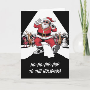 Canto de la tarjeta de Navidades de Santa Claus
