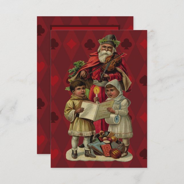 Canto musical de los Navidades de Santa Elena (Anverso / Reverso)