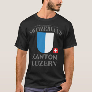 Cantón de Lucerna Suiza camiseta clásica