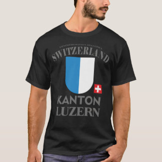 Cantón de Lucerna Suiza camiseta clásica