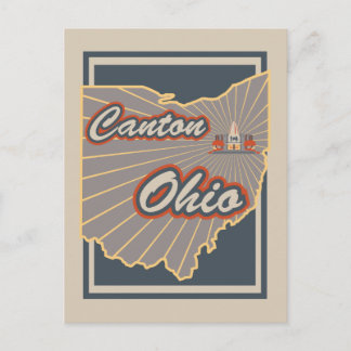 Cantón, postal de Ohio - Postcard de viaje v2