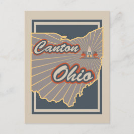 Cantón, postal de Ohio - Postcard de viaje v2