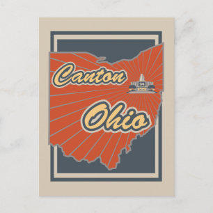 Cantón, tarjeta postal Ohio - postal de viaje