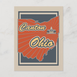 Cantón, tarjeta postal Ohio - postal de viaje