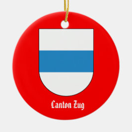 Cantón Zug*, ornamento del navidad de Suiza