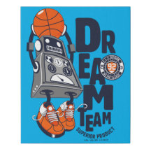 Canvas de arte Dream Team Basketball