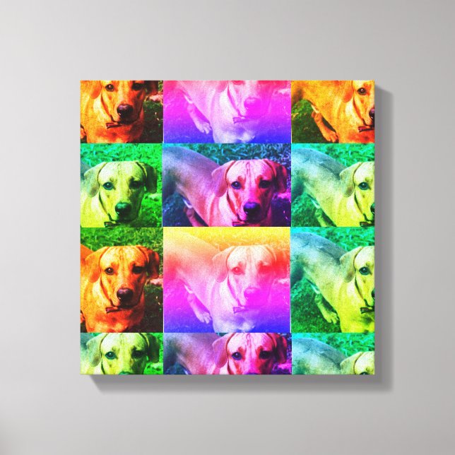 Canvas de arte pop fotográfico personalizado perso (Anverso)