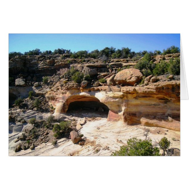 Canyon de Chelly, vista desde el mirador Yucca Poi (Anverso (Horizontal))