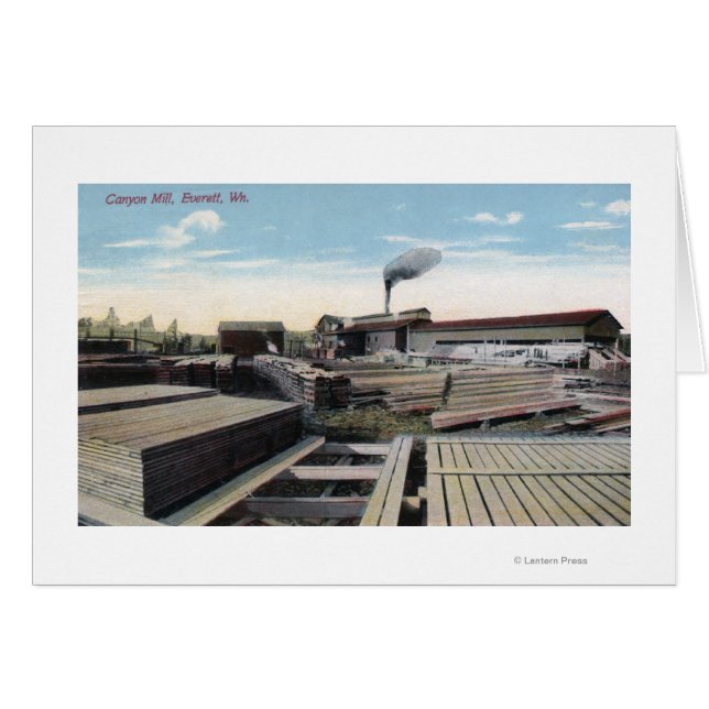 Canyon Lumber Mill Scene (Anverso (Horizontal))