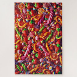 "Caos de los dulces de la fruta" - Rompecabezas