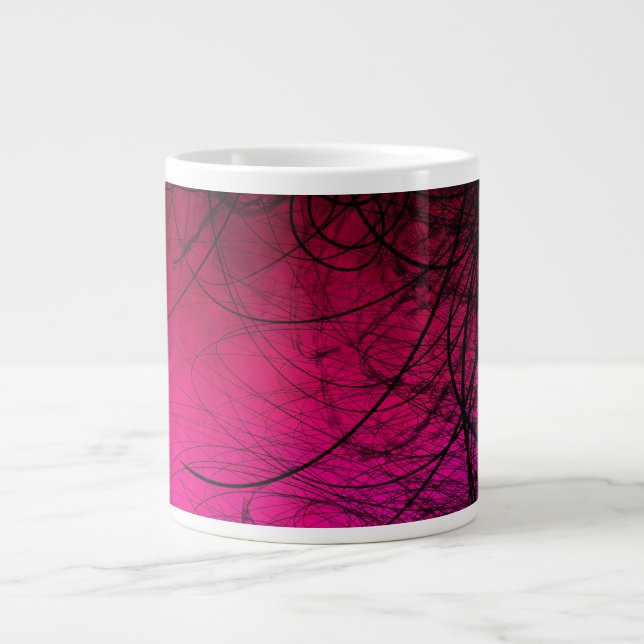 Caos magenta - taza de café (Frente)