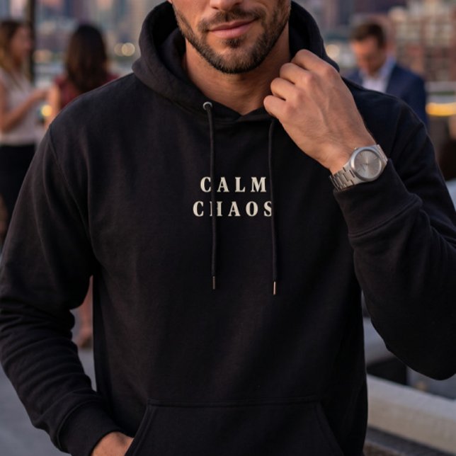 Caos Tranquilo - Sudadera con Capucha Paradox Negr (Subido por el creador)