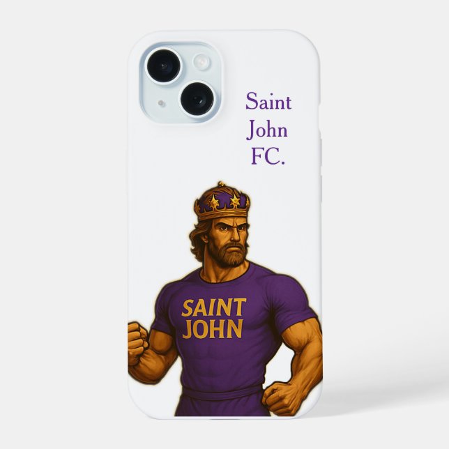 Capa De Iphone 15 Saint John FC. (Reverso )