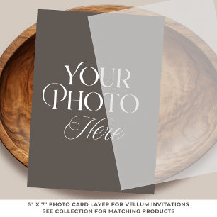 Capa de tarjeta de foto de graduación para Vellum