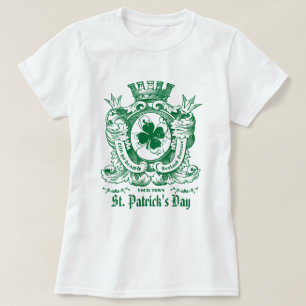Capa del trébol del camisetas del día de St