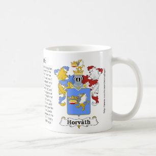 Capa húngara de la familia de Horvath de la taza
