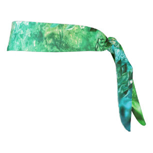 Capas de cristales verdes