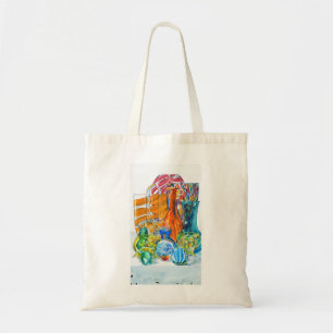 Capas de la bolsa de asas de cristal