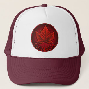 Capas de recuerdo de Canadá y sombreros de camione