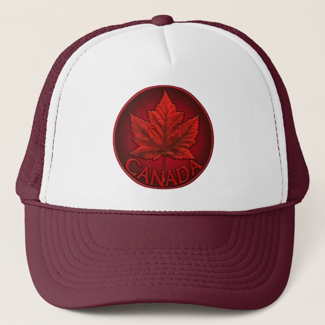 Capas de recuerdo de Canadá y sombreros de camione (Anverso)