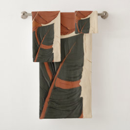 Capas inspiradas | Pintura moderna de hojas