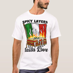 Capas picantes, Italia ama la camiseta de Lasagna