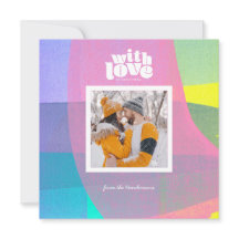 Capas pintadas adoran a Navidades con tarjeta de f