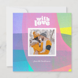 Capas pintadas adoran a Navidades con tarjeta de f