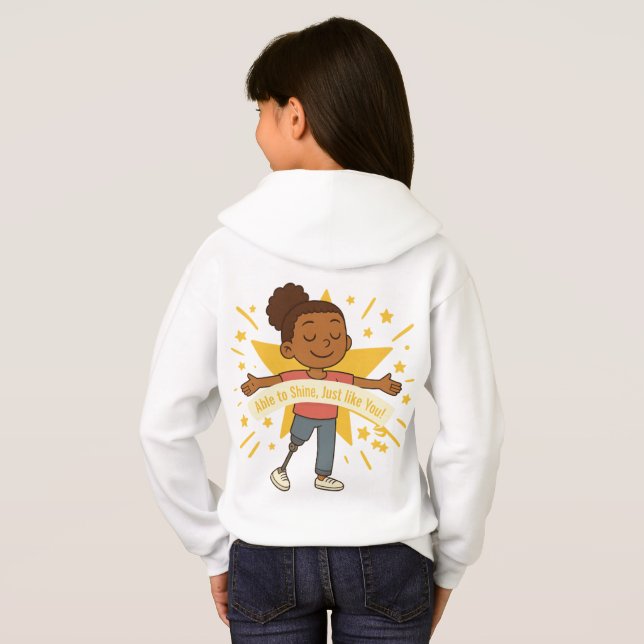 Capaz de brillar, igual que tú, hijos de pullover  (Reverso completo)