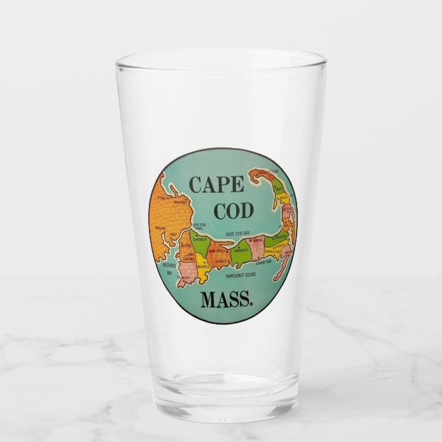 Cape Cod, Massachusetts - Vidrio de pinta (Anverso)