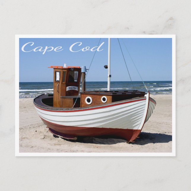 Cape Cod, Provincetown, postal de Massachusetts (Anverso)