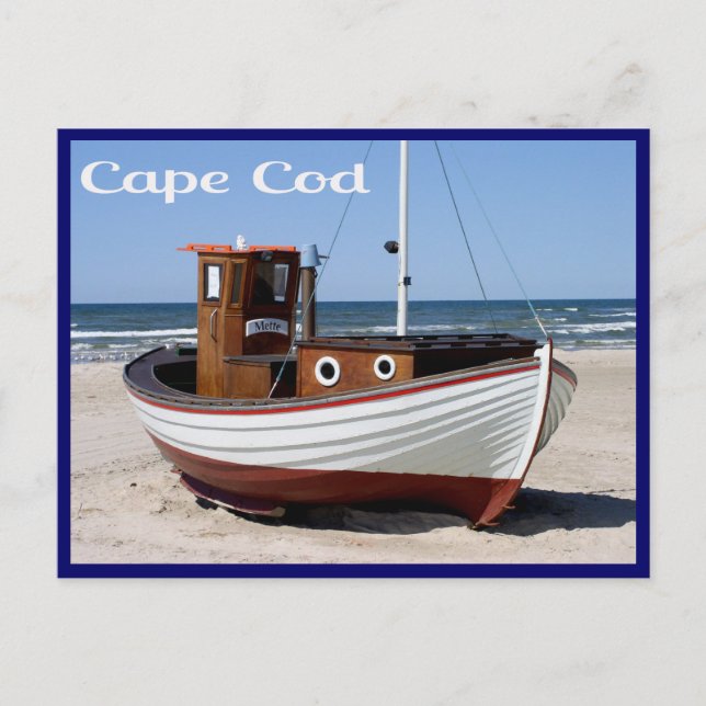 Cape Cod, Provincetown, postal de Massachusetts (Anverso)