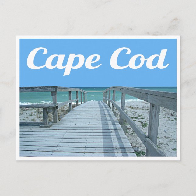 Cape Cod, tarjeta postal de Massachusetts (Anverso)