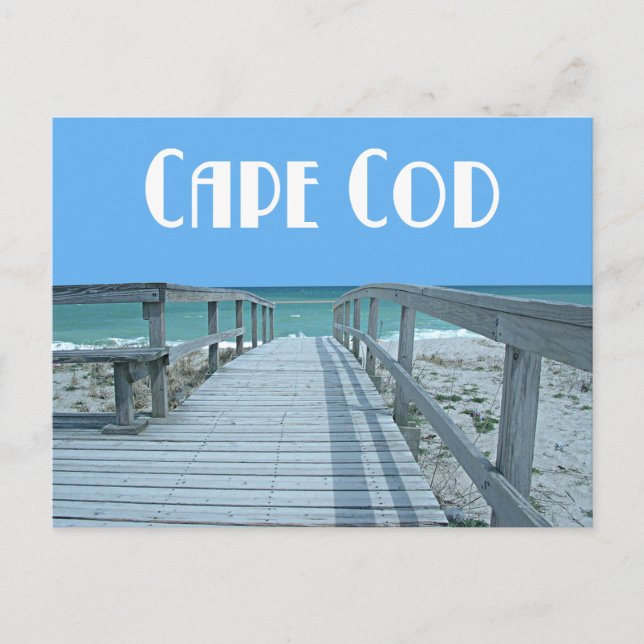 Cape Cod, tarjeta postal de Massachusetts (Anverso)