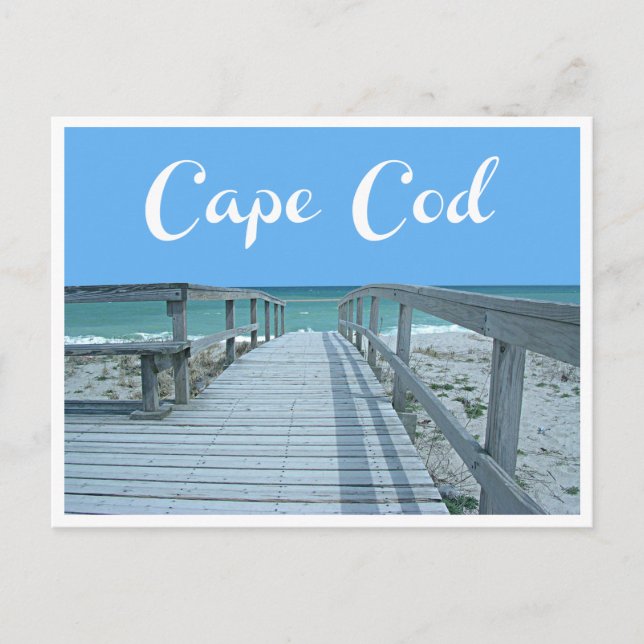 Cape Cod, tarjeta postal de Massachusetts (Anverso)