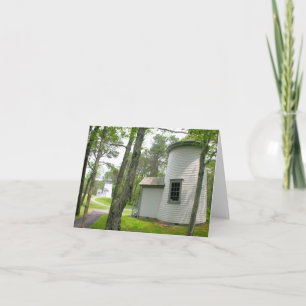 Cape Cod, Tres Hermanas Iluminan Tarjeta En Blanco