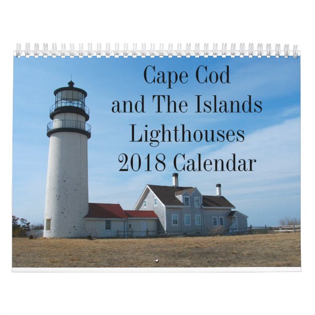 Cape Cod y el calendario de los faros 2018 de las (Tapa)
