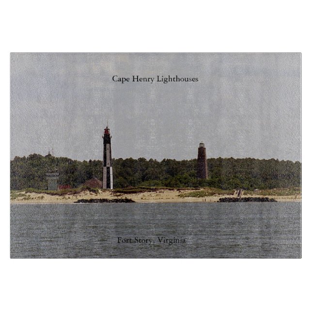 Cape Henry Lighthouses tabla de corte (Anverso)