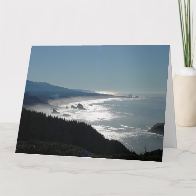 Cape Sebastian Oregon Estados Unidos Tarjeta de fe (Anverso)
