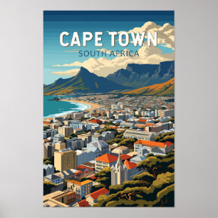 Cape Town Sudáfrica Viaje Arte Vintage