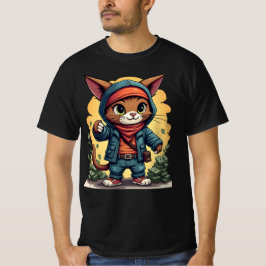 Caper de gato de efectivo - Camiseta de gato Robbe