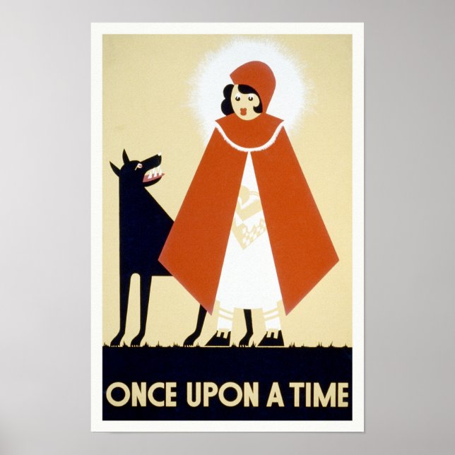 Caperucita Roja, 1936. Arte Antiguo (Frente)